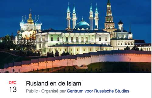 Facebook banner. Rusland en de Islam, lezing door Michael Kemper. 2017-12-13